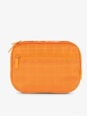Calpak Travel Tech Organizer Orange Grid